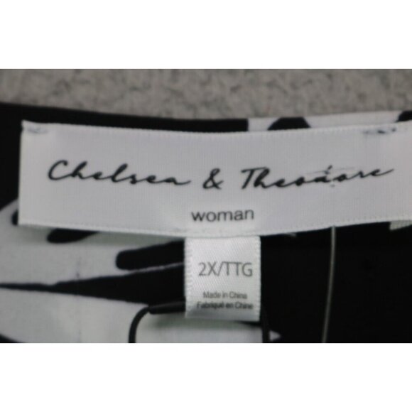 Chelsea & Theodore Womens Ruffle Wide 3/4 Sleeves Blouse-2X/TG New w/Tags - Picture 5 of 11